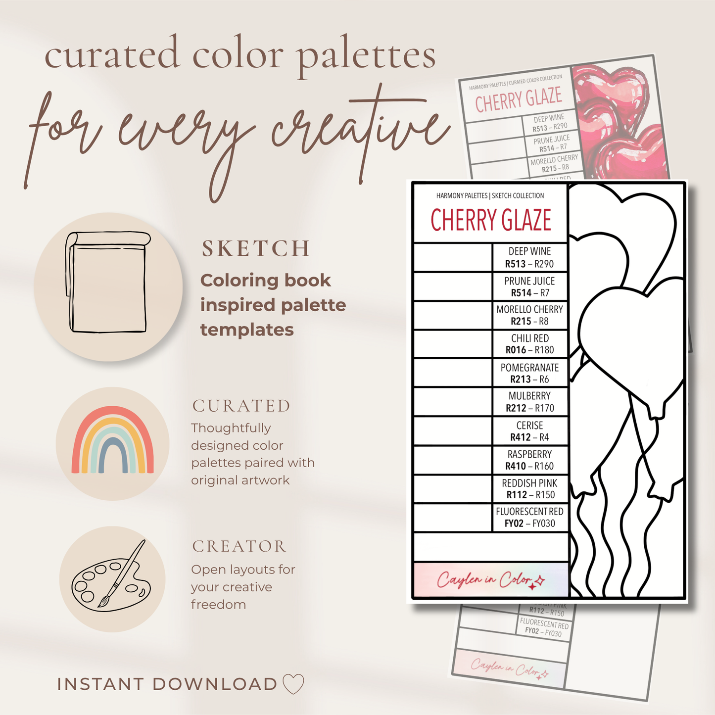 Harmony Palettes | Signature Sketch Collection