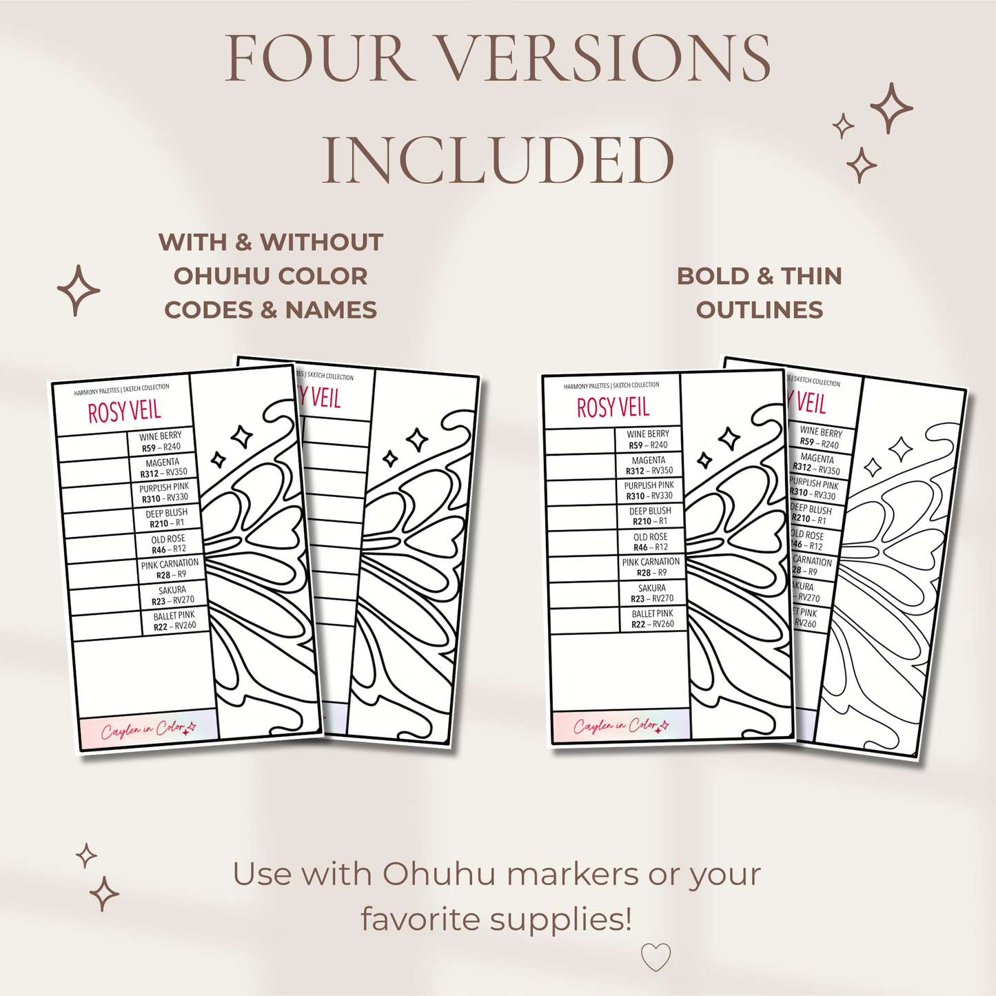 Harmony Palettes | Signature Sketch Collection